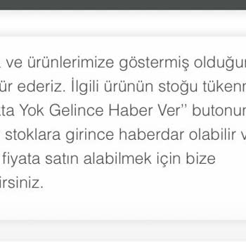 Karaca Züccaciye Karaca Ürün İptali