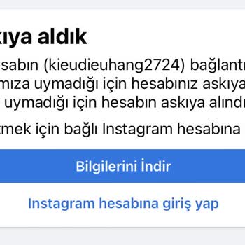 Facebook Hesabım Yetkililer Tarafından Yanlışlıkla Kapatıldı.