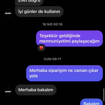 Fodens&Wear (wear.fodens) 1 Buçuk Haftayı Aşkın Kargolanmadı Ve Mesajlara Cevap Verilmedi