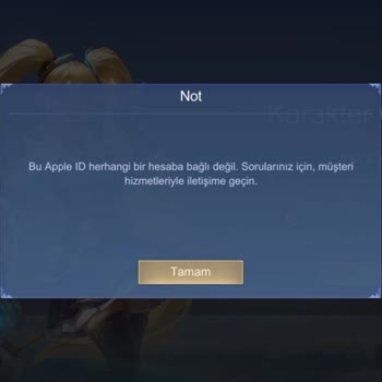 Mobile Legends Hesabıma Girmek İstiyorum