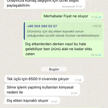Yataş Divan Ev Kumaş Problemi