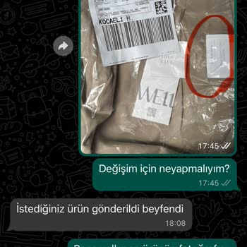 Vovo Bey Firması Ve Yanlış Ürün Yollanması