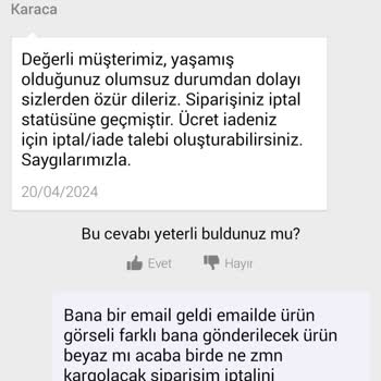 N11 Siparişim Karaca Mağazası