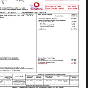 Vodafone Şikayetim Var Tek Tık La Nasıl Abone Olunur 218 TL Fark Ödeme