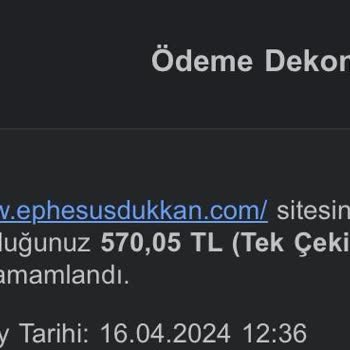 Ephesus Dükkan 1 Haftadır Kargo Elimize Ulaşmadı.
