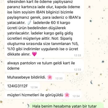 Xoxo Store İade Tutarımı Yaklaşık 1 Aydır Göndermediler!