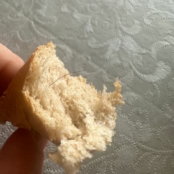 Nimet Gıda Marketten Aldığım Poşetli Ekmekte Kıl Buldum