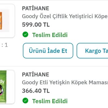 Epttavm Patihane Mağazası Eksik Ürün gönderdi!
