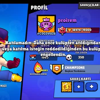 Brawl Stars Da Kulübe Giremiyorum
