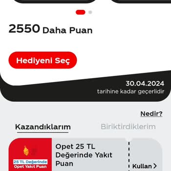 Opet 25 TL Kullanılamıyor