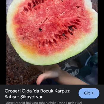 Hakmar Çürük Karpuzu Sattı İade Almadı