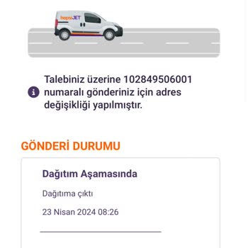 Hepsijet Kargo Teslimat Sorunu