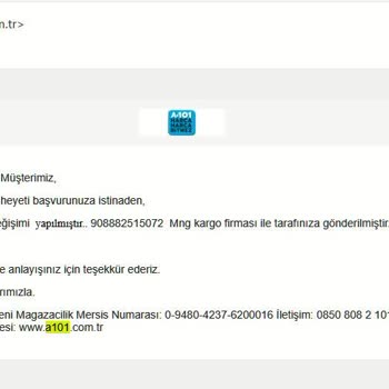 A101 Ayıplı Olduğu Servis Raporuyla Sabit Ürünün Değişimini Yapmadı.