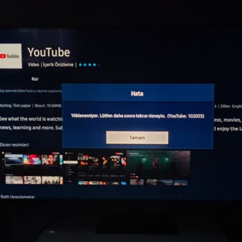 Samsung M7 Monitör Uygulama Sorunu
