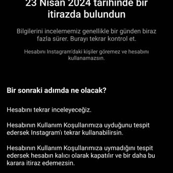 Instagram Hesap Askıya Alındı