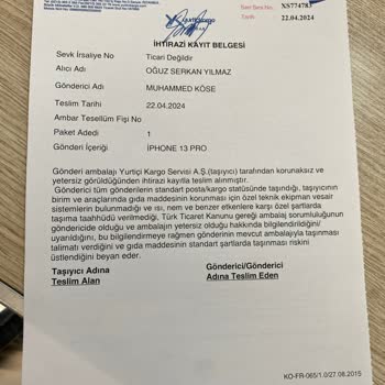 Yurtiçi Karga Başka Kişiye Kargo Teslimi