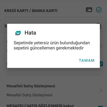 Watsons Uygulaması Sürekli Hata Veriyor.