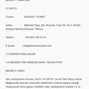 Aksaray Ticaret Haksız Kazanç