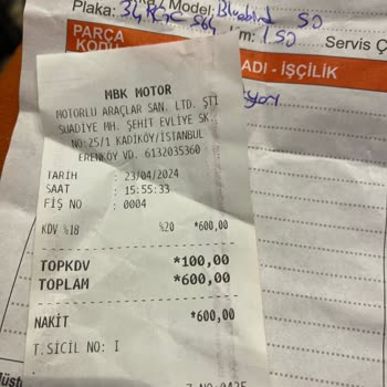 Kuba Motor Sorunlu Sıfır Motorsiklet... İçin Arıza Ücreti Aldılar