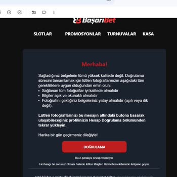 Başarı Bet Hesabımı Doğrulamıyor Paramı Göndermiyor