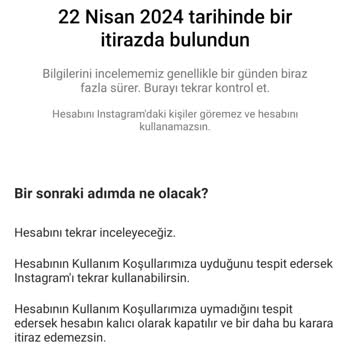 Instagram Hesabım Askıya Alındı