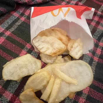 McDonald's Taş Gibi Patates Bozulmuş Hamburger!