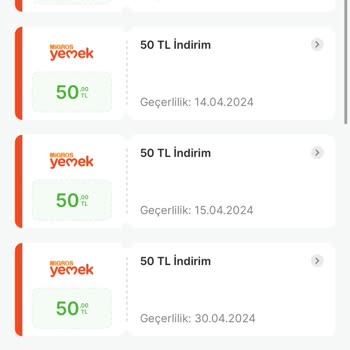 Migros Yemek Kupon Kullanım Hatası