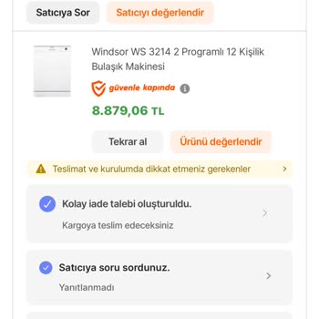 Hepsiburada Horoz Lojistik Regal Ürün Değişimi