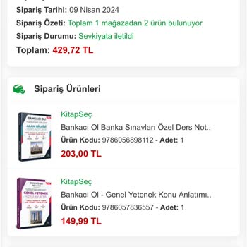 Kitap Seç 14 Gündür Siparişimi Kargoya İletemedi