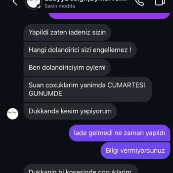 Ladyy Design (Instagram) Kargo Çıkışı Sağlanmıyor Para İadesi Yapılmıyor