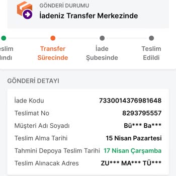 Trendyolmilla İademi 1 Haftadır İlerletmiyor