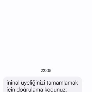 İninal Kart Olmayan Üyelik Bildirimi!