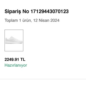 Sportive Ürünü Kargoya Vermiyor