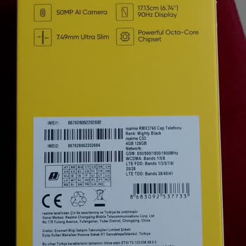 Realme C53 Donma Sorunu