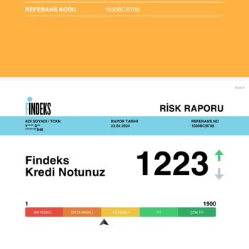 KKB Findeks Raporum Güncellenmiyor