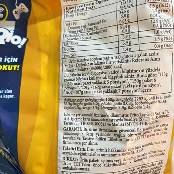 Lays Cips İçinde Saç Çıktı