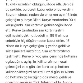 Türk Telekom'a Hattımı Taşıdım Ancak Onay Verdiğim Tutarın Misli Üstü