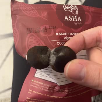 Carrefour SA Afro Turco Foods / Asha Kakao Tozu Kaplı Vişne Topları Küflü!