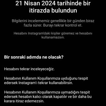 Instagram Hesabım Askıya Alındı!