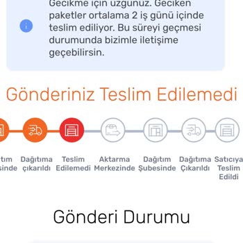 Trendyol Ürün Gecikmesi Ve Geri İade İstiyorum