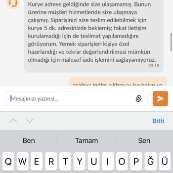 Trendyol Yemek Siparişi Kaybetti İadesini Ödemiyor Sorumluluk Almıyor