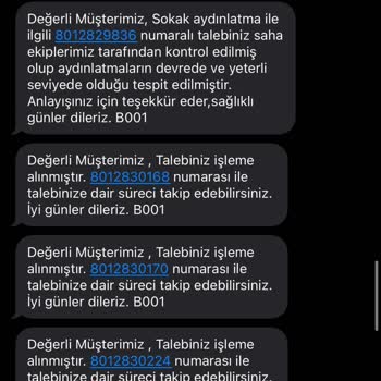 GDZ Elektrik Dağıtım Sokak Lambası Arızası