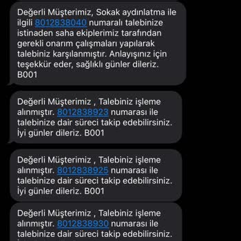 GDZ Elektrik Dağıtım Sokak Lambası Arızası