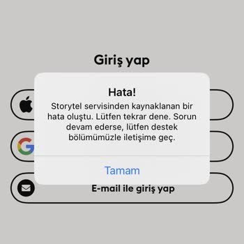 Storytel Üye Giriş Sorunu.