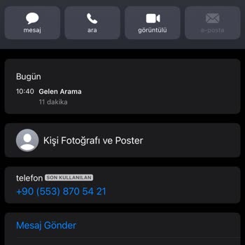0553 870 54 21 Bilgilerimi Sorguladı