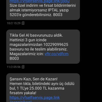 Vodafone Hat Aktive Etme Hatası