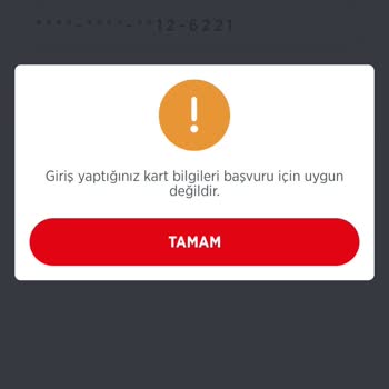 Ziraat Mobil Kartınız İşlem İçin Uygun Değil