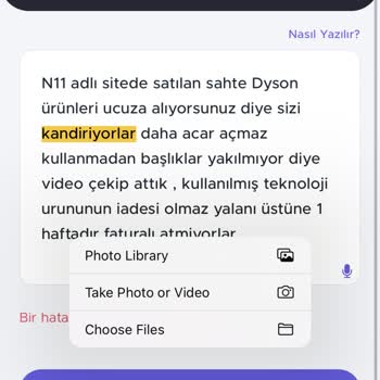 N11 Ve Dyson Sahte Ürünler
