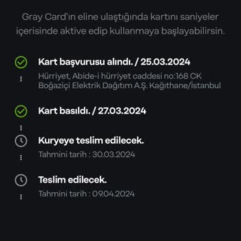 Papara Kart Teslim Edemiyor,Teslim Edemedikleri Kartı İptal De Etmiyor