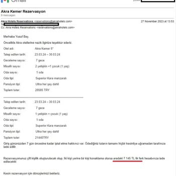 Akra Hotels Akra Otel Kemer, Göz Göre Göre İnsanları Kandıramazsınız!